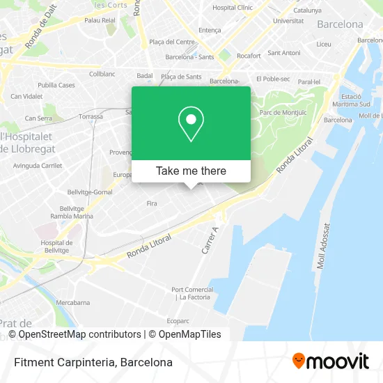 Fitment Carpinteria map