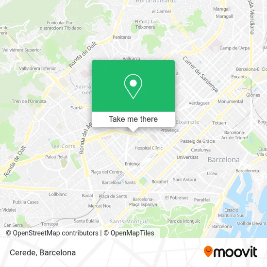 Cerede map