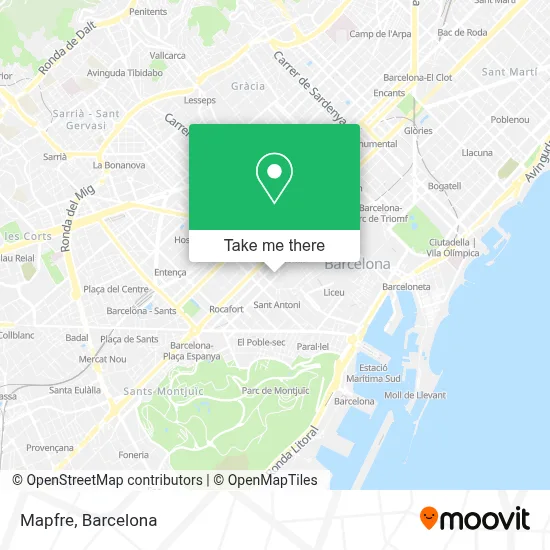 Mapfre map