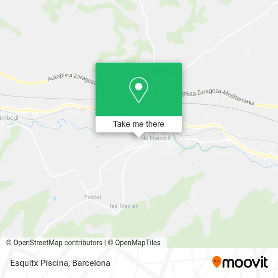 Esquitx Piscina map