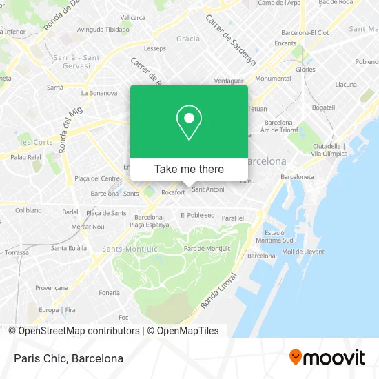 Paris Chic map