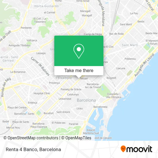 Renta 4 Banco map