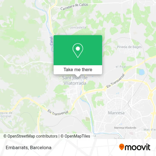 Embarrats map