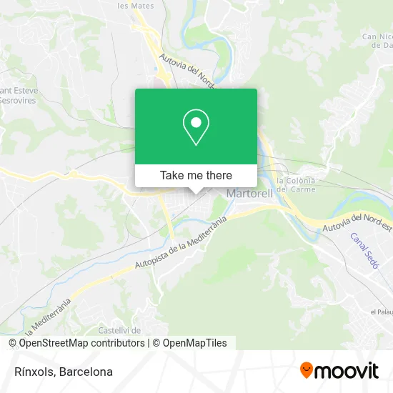 Rínxols map