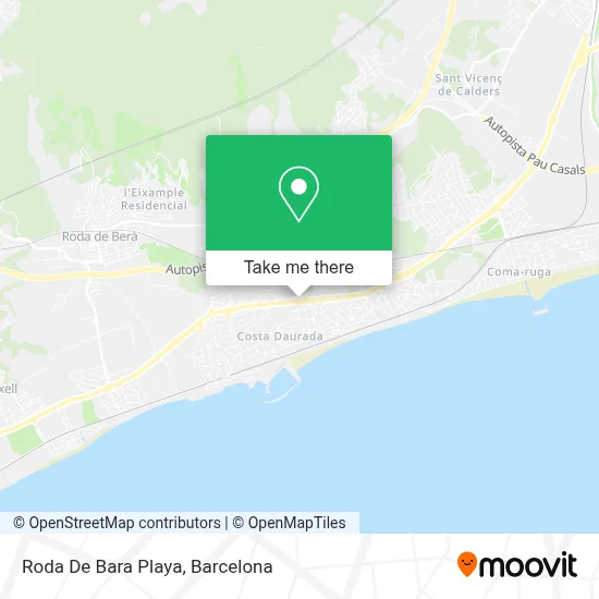 Roda De Bara Playa map
