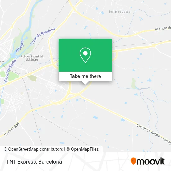Tnt Express map