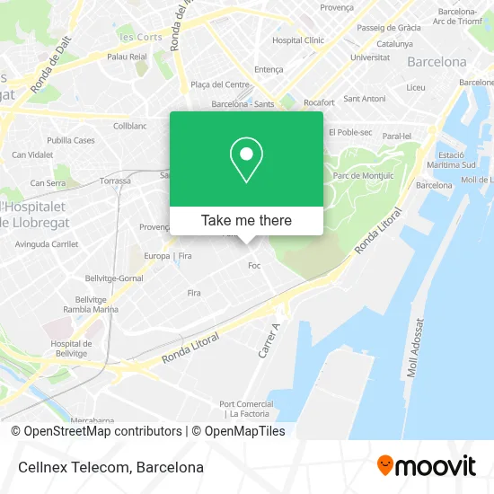 Cellnex Telecom map