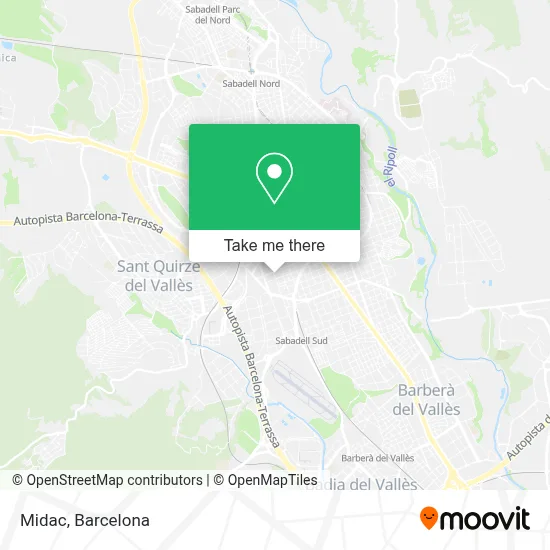 Midac map