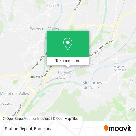Station Repsol map