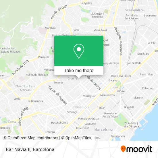 Bar Navia II map