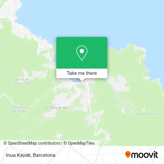 mapa Inua Kayak