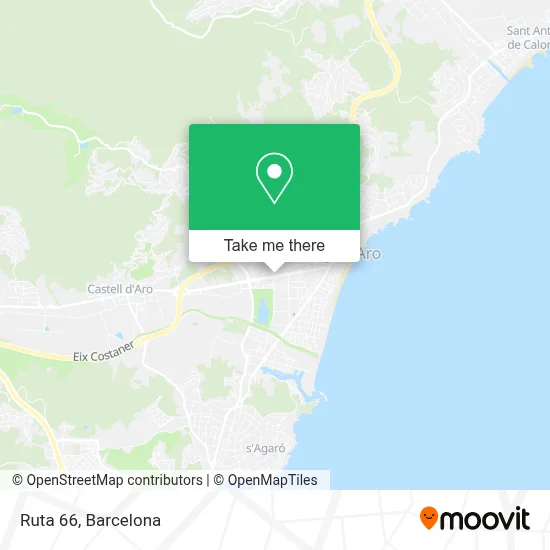 Ruta 66 map