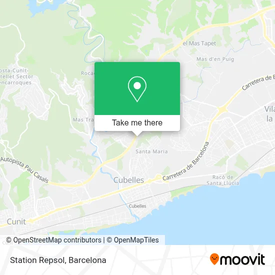 Station Repsol map