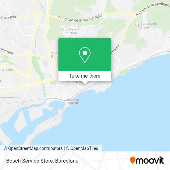 Bosch Service Store map