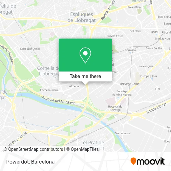 Powerdot map