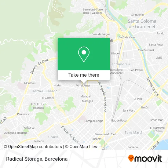 Radical Storage map