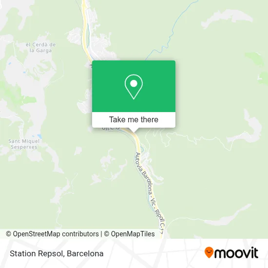 Station Repsol map