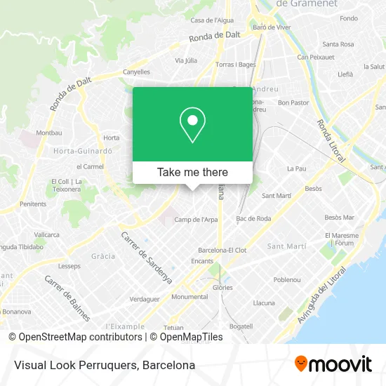Visual Look Perruquers map