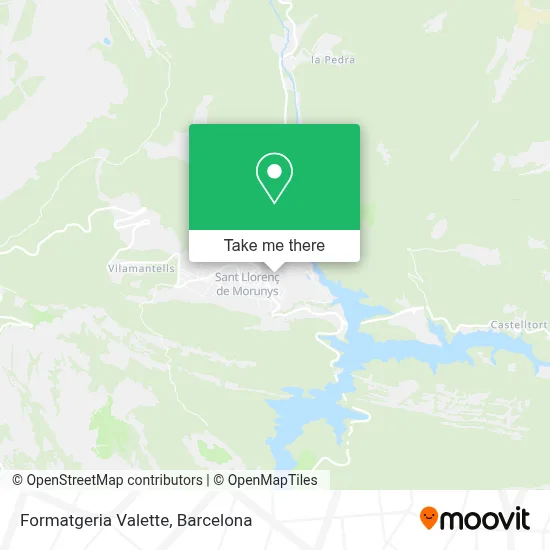 Formatgeria Valette map