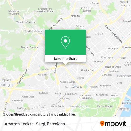 Amazon Locker - Sergi map