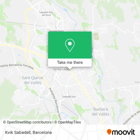 Kvik Sabadell map