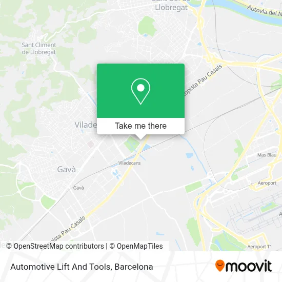 Automotive Lift And Tools map