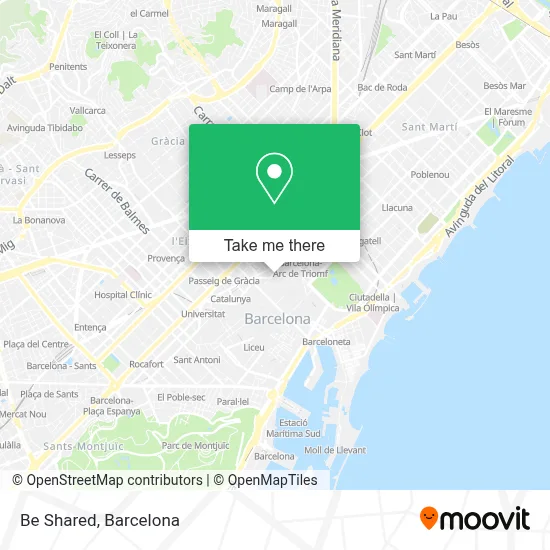 Be Shared map
