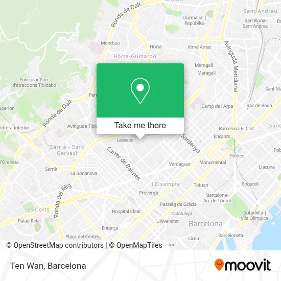 Ten Wan map