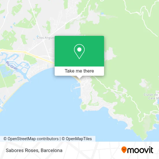 Sabores Roses map