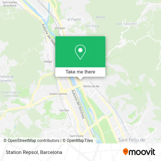 Station Repsol map