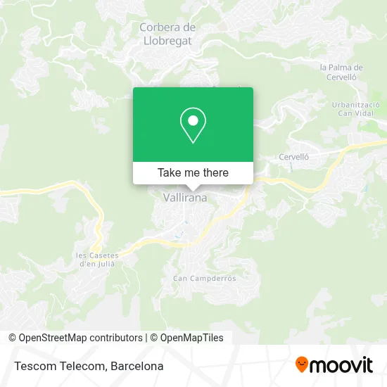 Tescom Telecom map