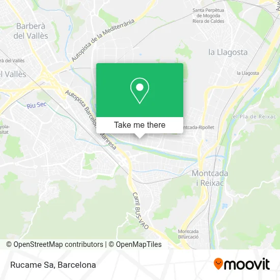 Rucame Sa map