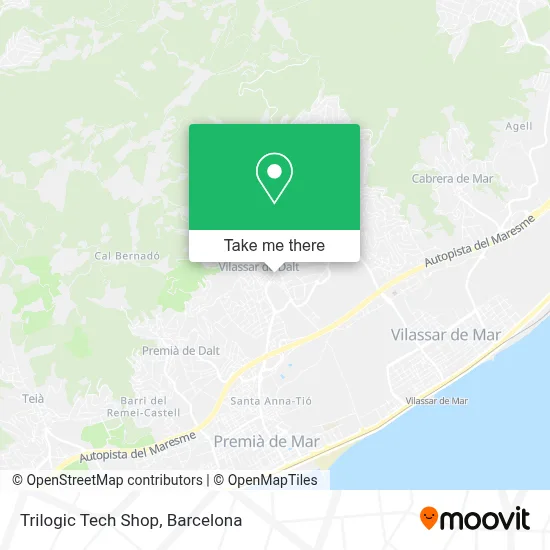 Trilogic Tech Shop map