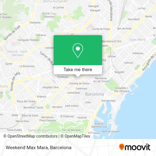 Weekend Max Mara map