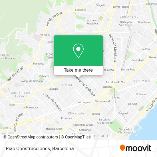 Riac Construcciones map
