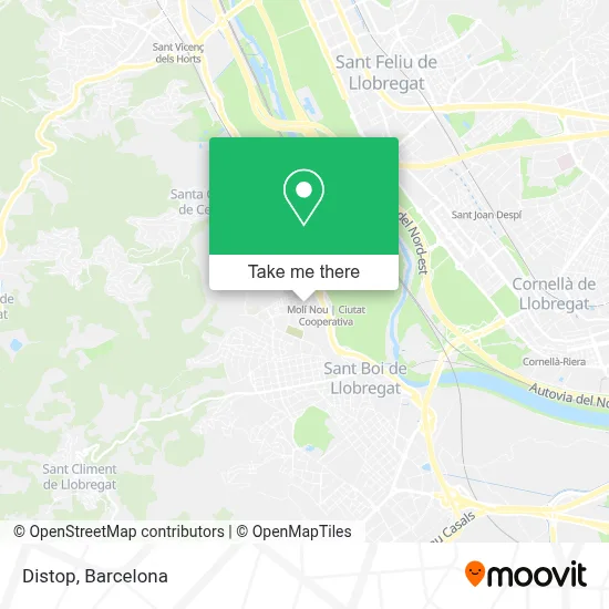 mapa Distop
