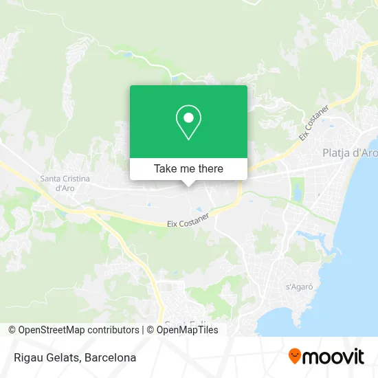 Rigau Gelats map