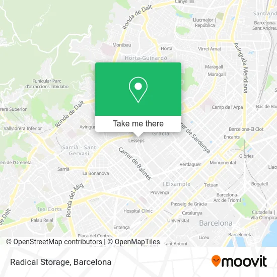 Radical Storage map