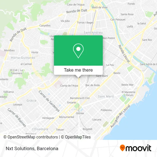 Nxt Solutions map