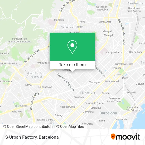 S-Urban Factory map