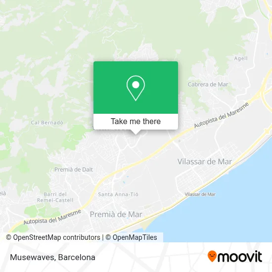 Musewaves map