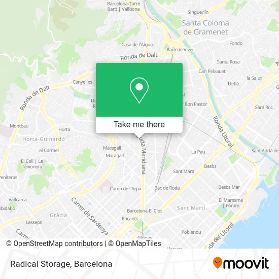 Radical Storage map