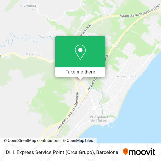 DHL Express Service Point (Orca Grupo) map