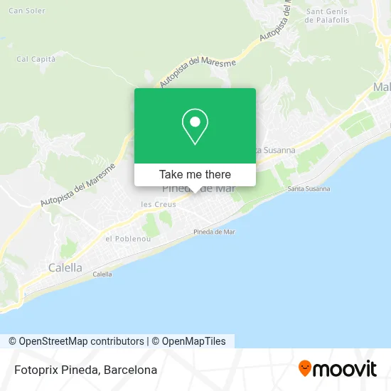 Fotoprix Pineda map