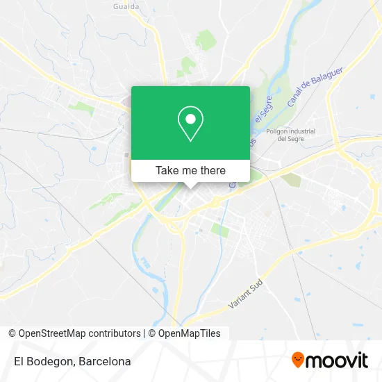 El Bodegon map