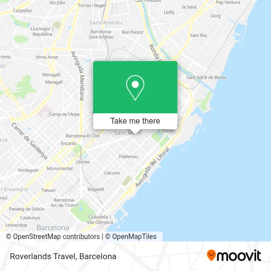 Roverlands Travel map