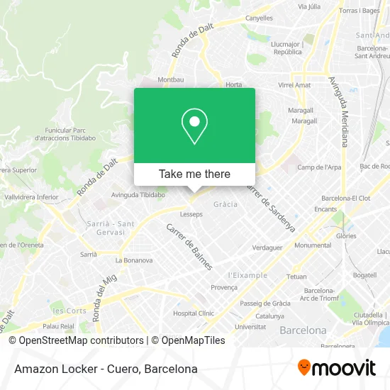 Amazon Locker - Cuero map
