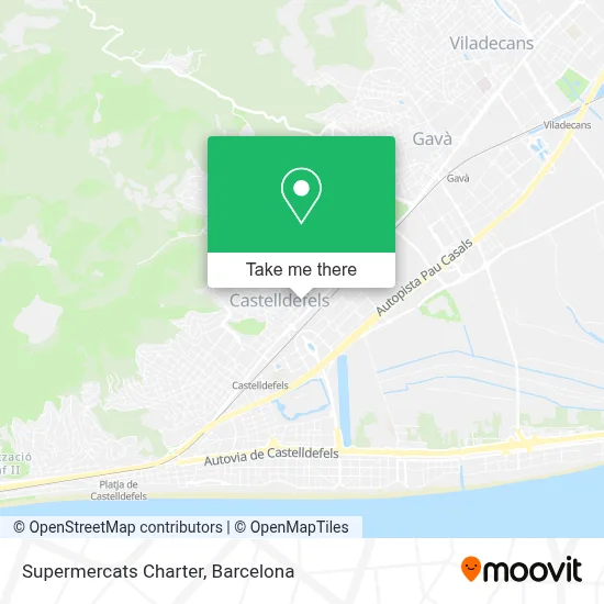 Supermercats Charter map