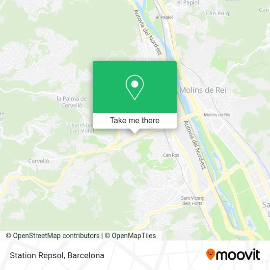 Station Repsol map
