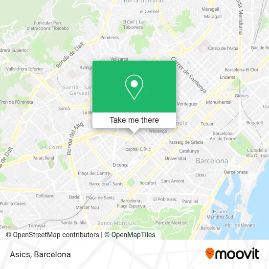 Asics map